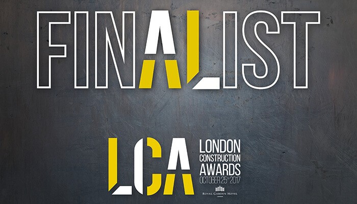 MTX shortlisted for the London Construction Awards