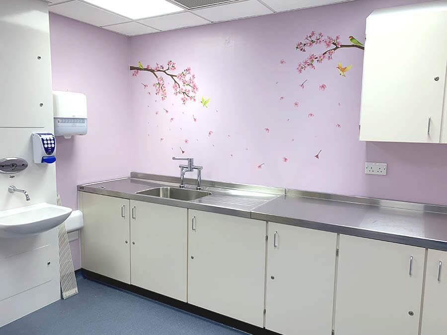 NICU prep room